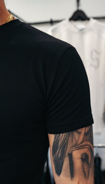 T-shirt stretch nero