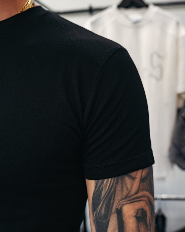 T-shirt stretch nero