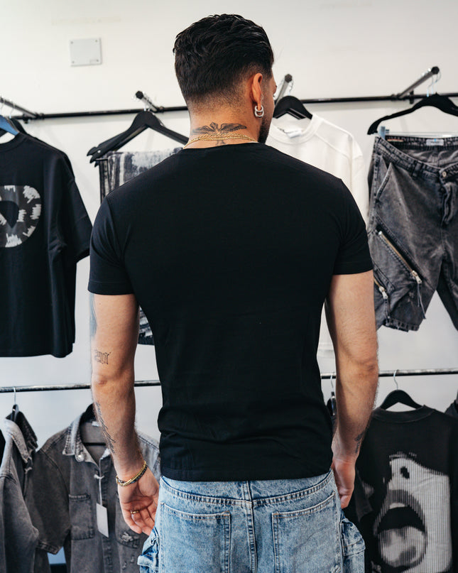 T-shirt stretch nero