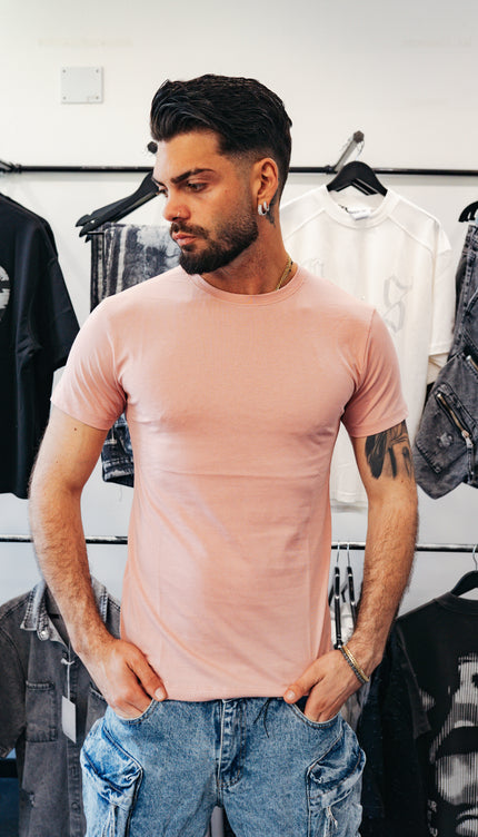 T-shirt stretch rosa
