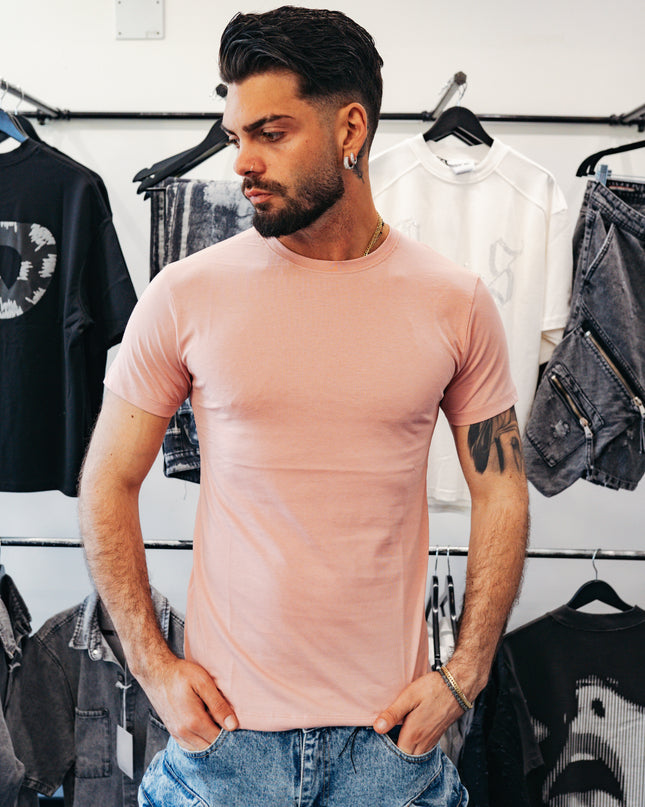 T-shirt stretch rosa