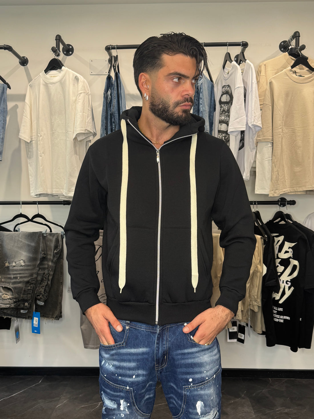 Hoodie Zip Basic