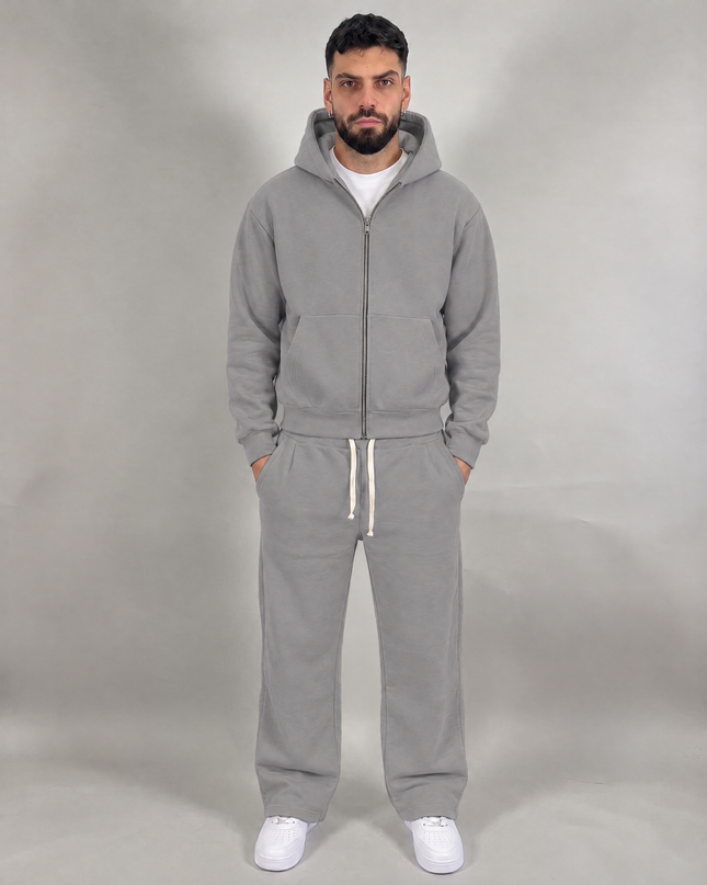 Tuta Comfy Zip ferro – streetwear uomo | Street Vibes (foto 3)