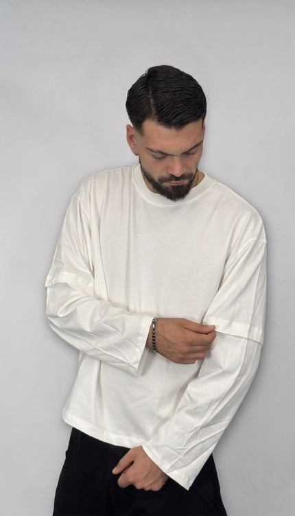Longsleeve Crop Doppia Manica