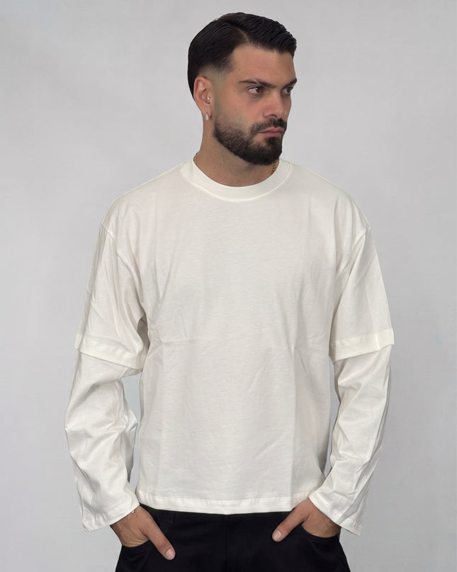 Longsleeve Crop Doppia Manica