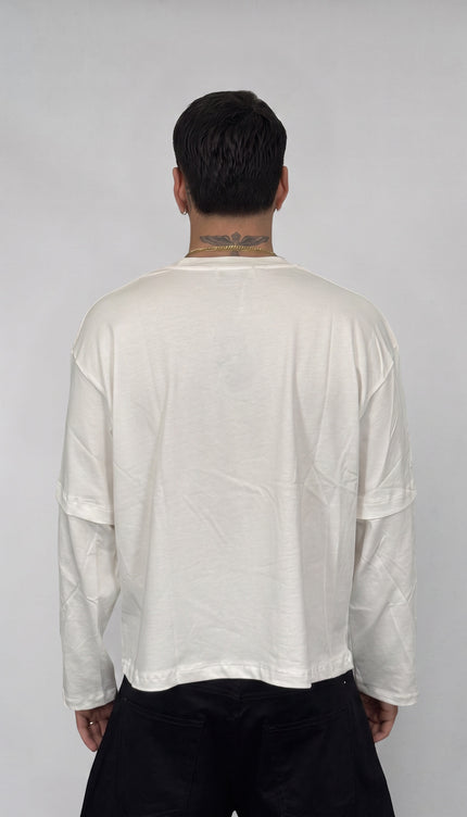 Longsleeve Crop Doppia Manica