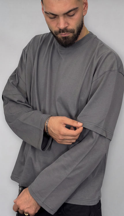 Longsleeve Crop Doppia Manica