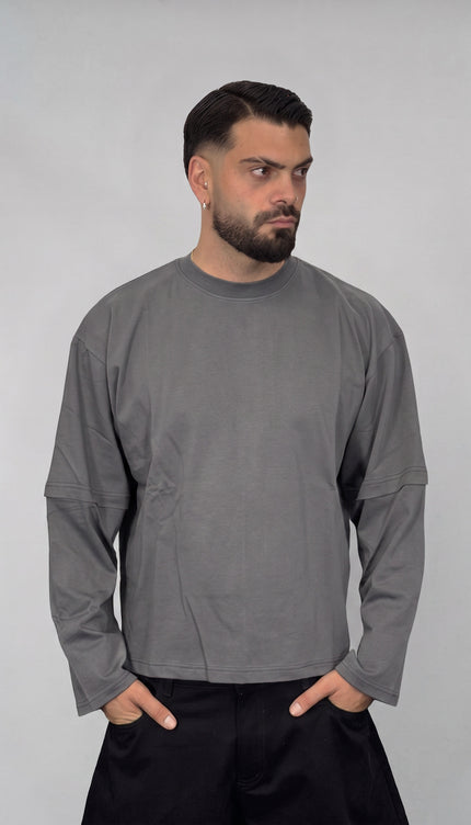 Longsleeve Crop Doppia Manica