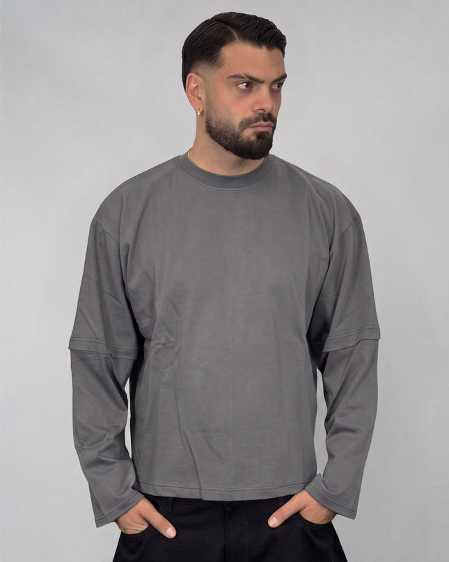 Longsleeve Crop Doppia Manica