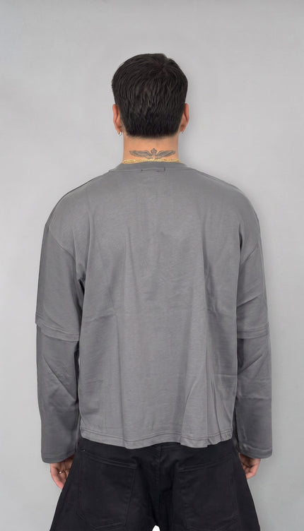 Longsleeve Crop Doppia Manica