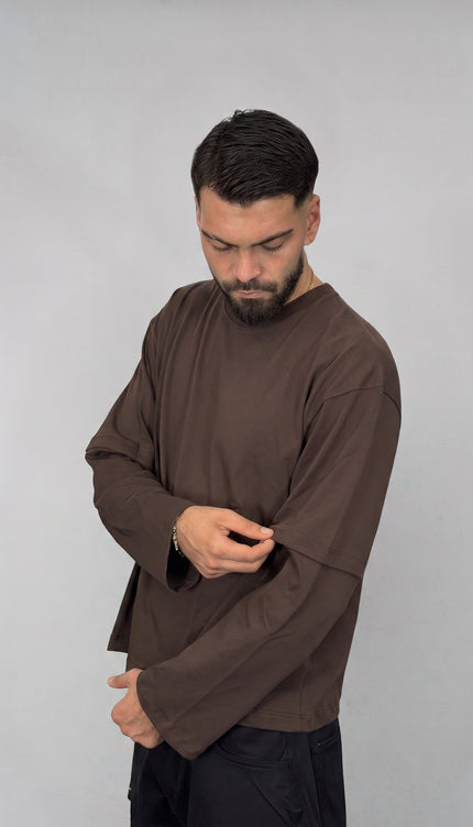 Longsleeve Crop Doppia Manica