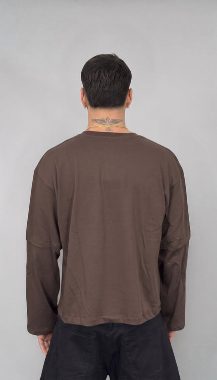 Longsleeve Crop Doppia Manica