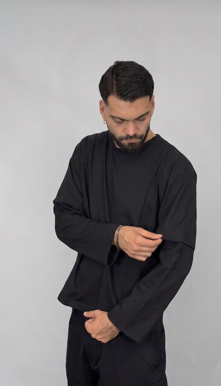 Longsleeve Crop Doppia Manica