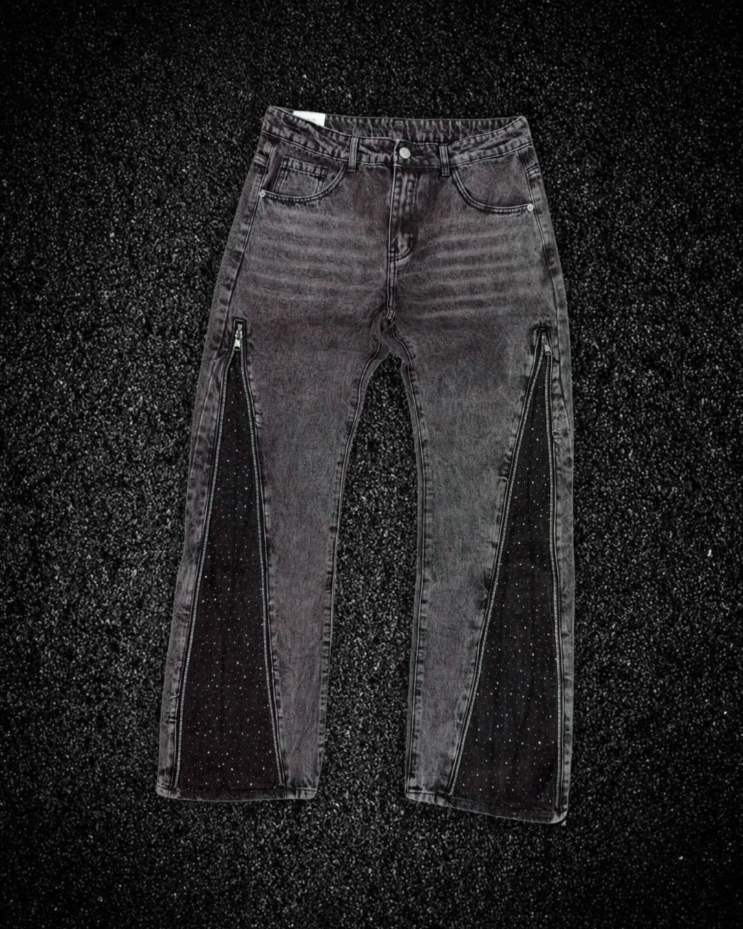 Jeans Zip Bling