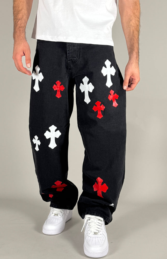 Jeans Red Chrome – streetwear uomo | Street Vibes