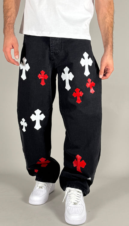 Jeans Red Chrome – streetwear uomo | Street Vibes