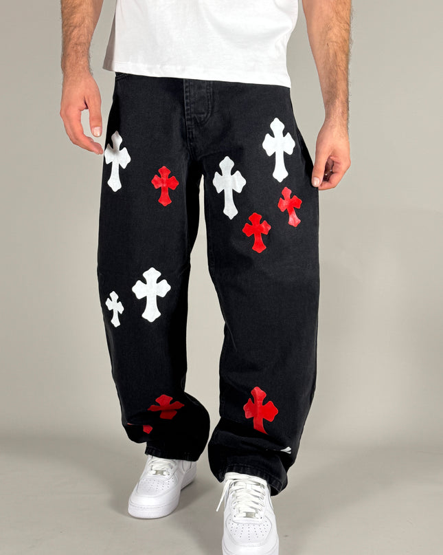 Jeans Red Chrome – streetwear uomo | Street Vibes