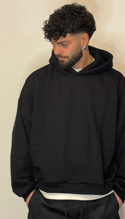 Felpa Over Cappuccio