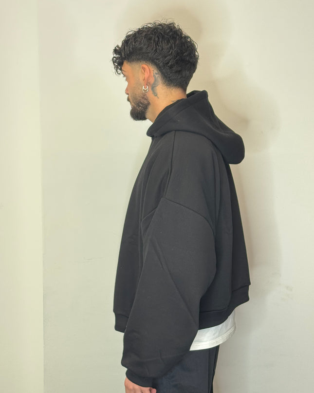 Felpa Over Cappuccio