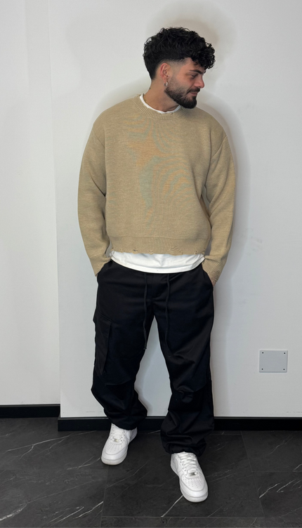 Maglioncino Crop Beige