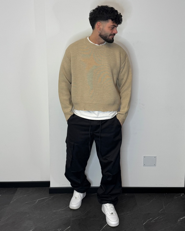 Maglioncino Crop Beige