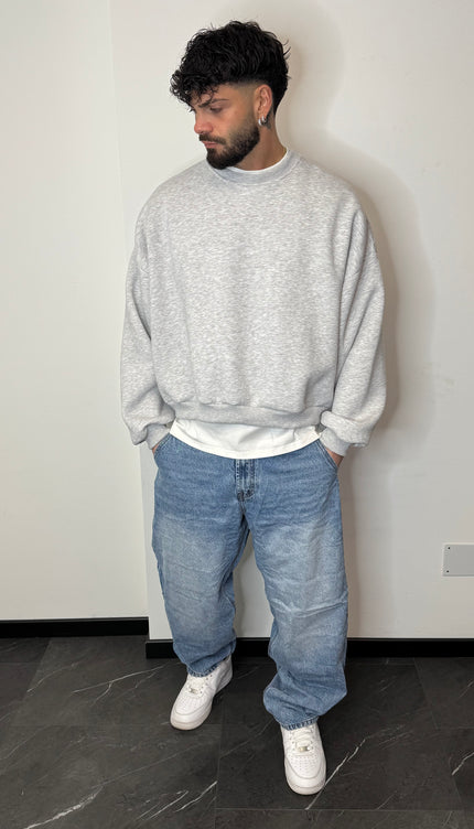 Crewneck boxy grey