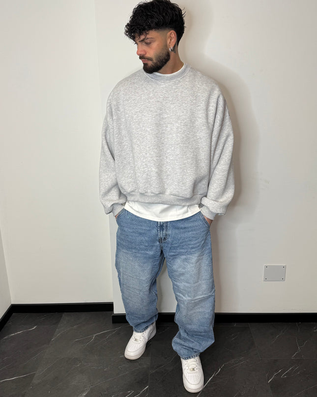 Crewneck boxy grey