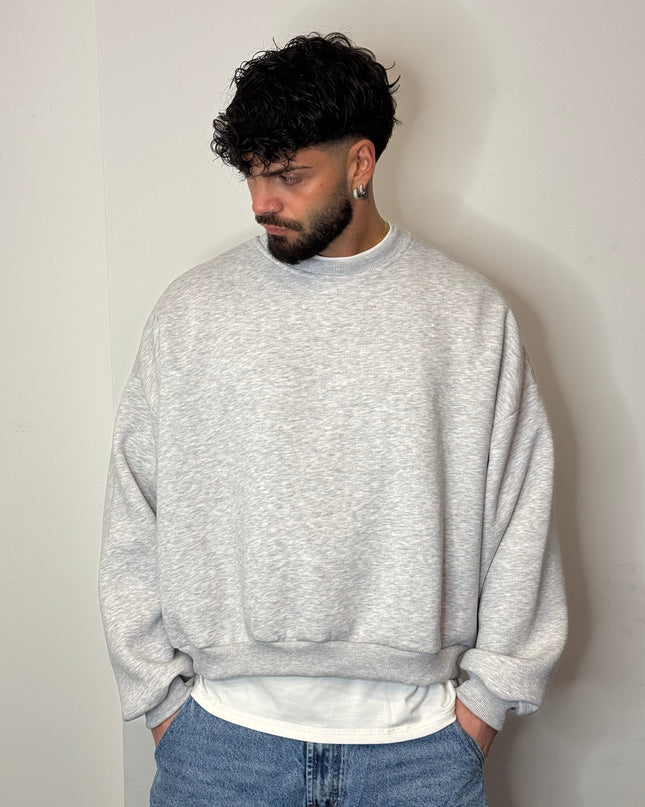 Crewneck boxy grey