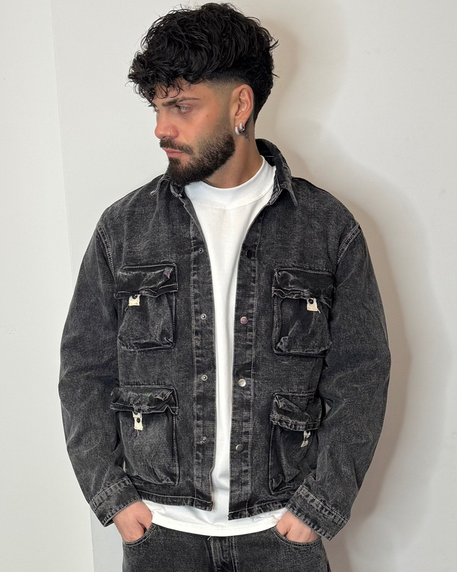 Comp.Multipocket Giacca Grey