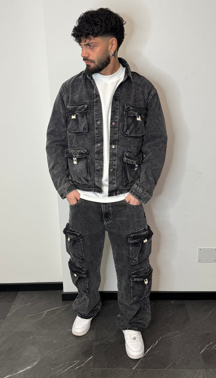 Comp.Multipocket Giacca Grey