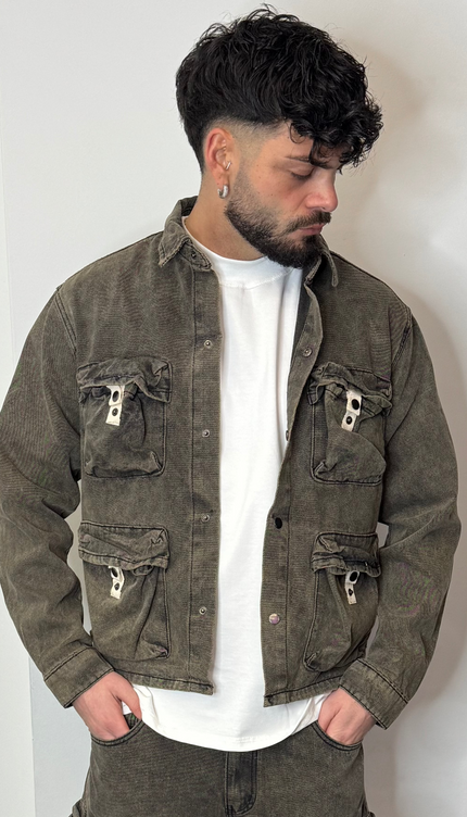 Comp.Multipocket Giacca Moro