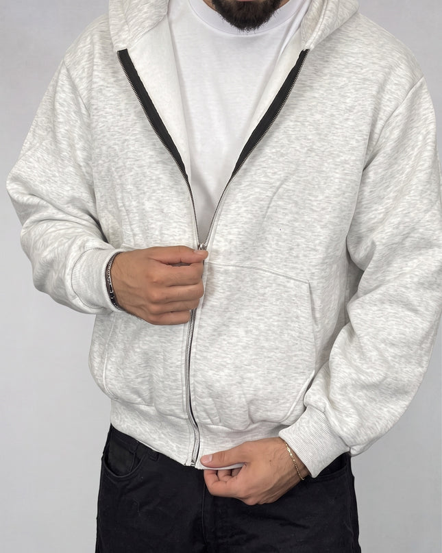 Felpa Boxy Zip