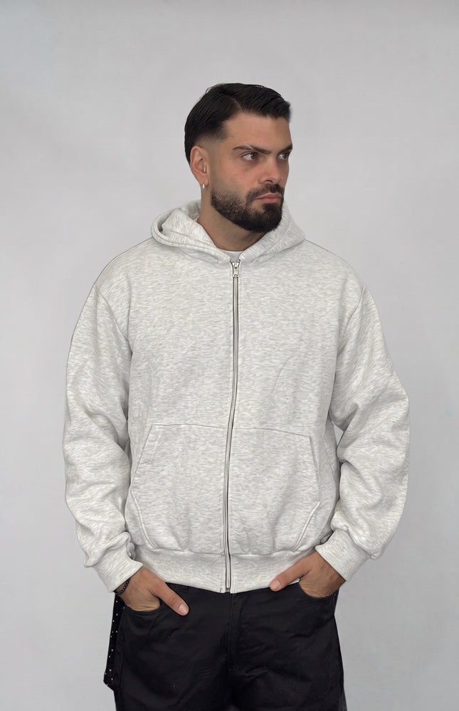 Felpa Boxy Zip
