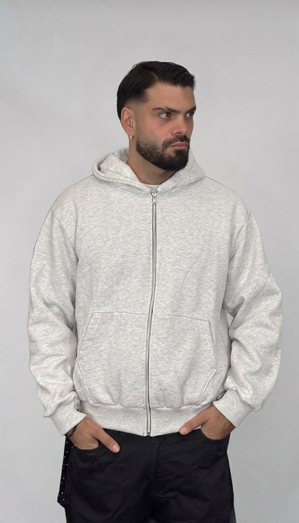 Felpa Boxy Zip