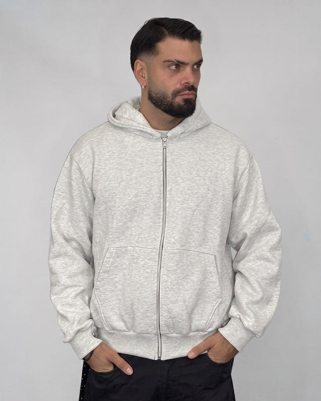 Felpa Boxy Zip