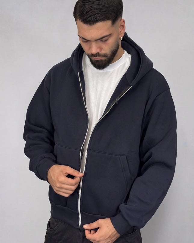 Felpa Boxy Zip