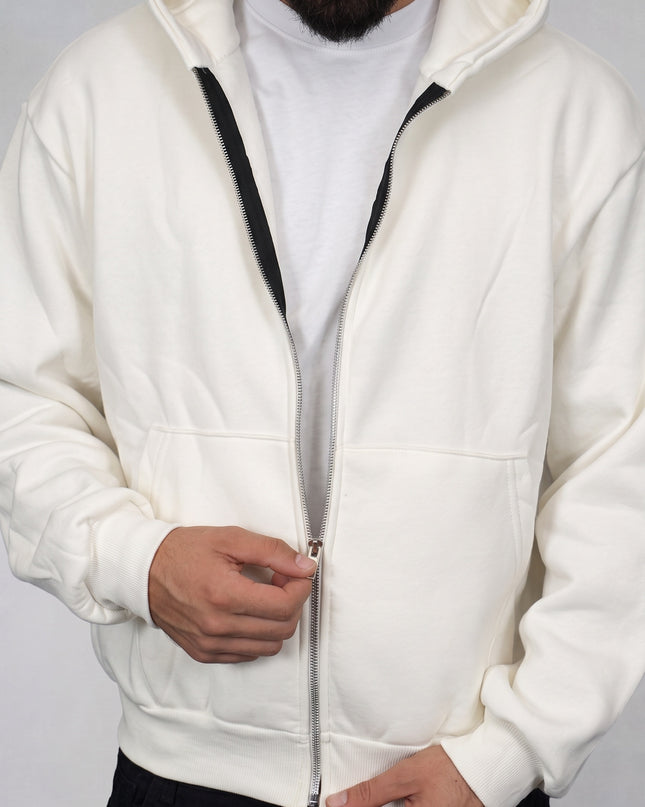 Felpa Boxy Zip