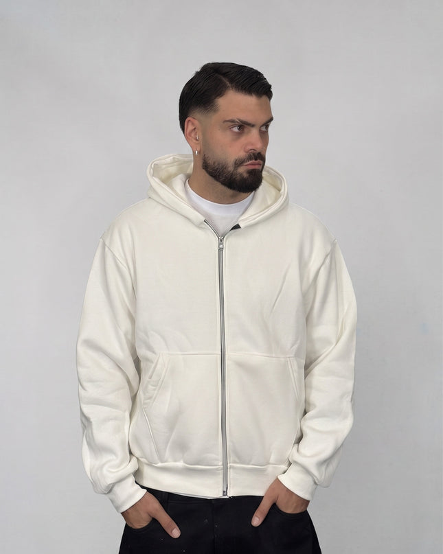 Felpa Boxy Zip