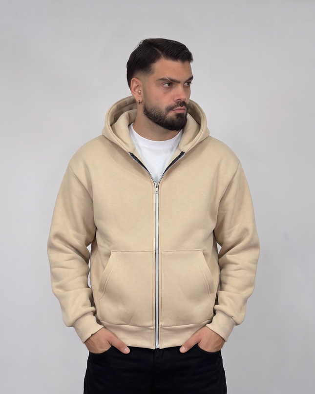 Felpa Boxy Zip