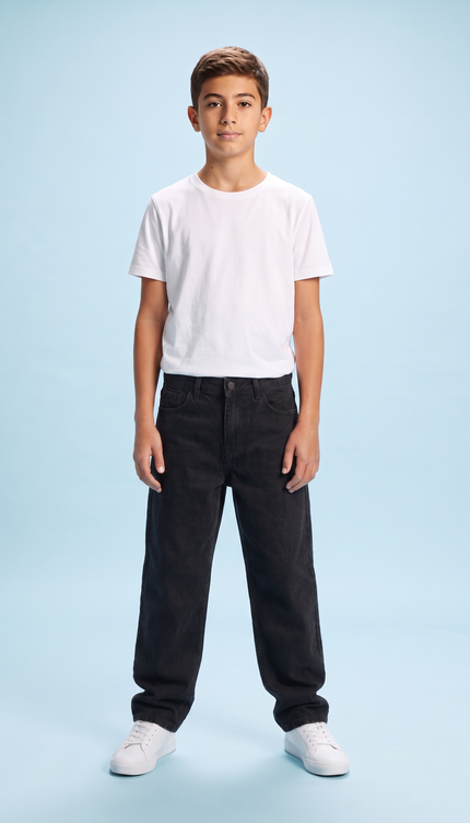 Baggy Black – jeans streetwear junior ragazzo 10-16 anni | Street Vibes (foto 2)